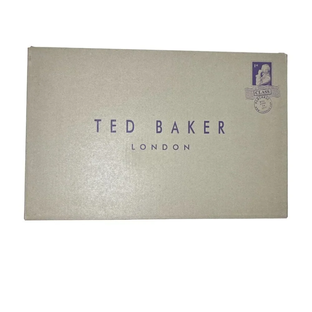 Ted Baker London Mens Navy Blue Suede High Top Lace Up Sneakers Sz 10 New